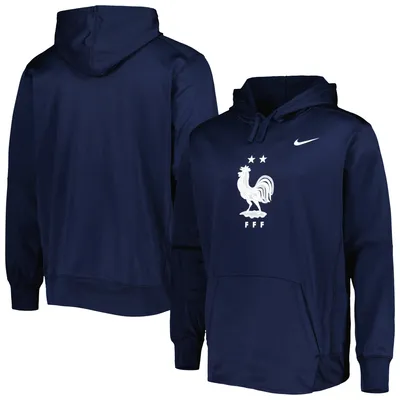 France National Team Nike Performance Pullover Hoodie - Navy