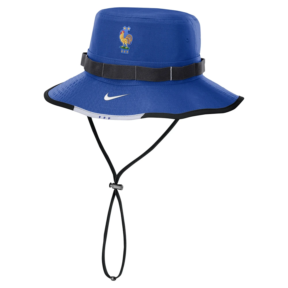 Casquette Boonie Apex de l'équipe nationale France royale Nike pour homme