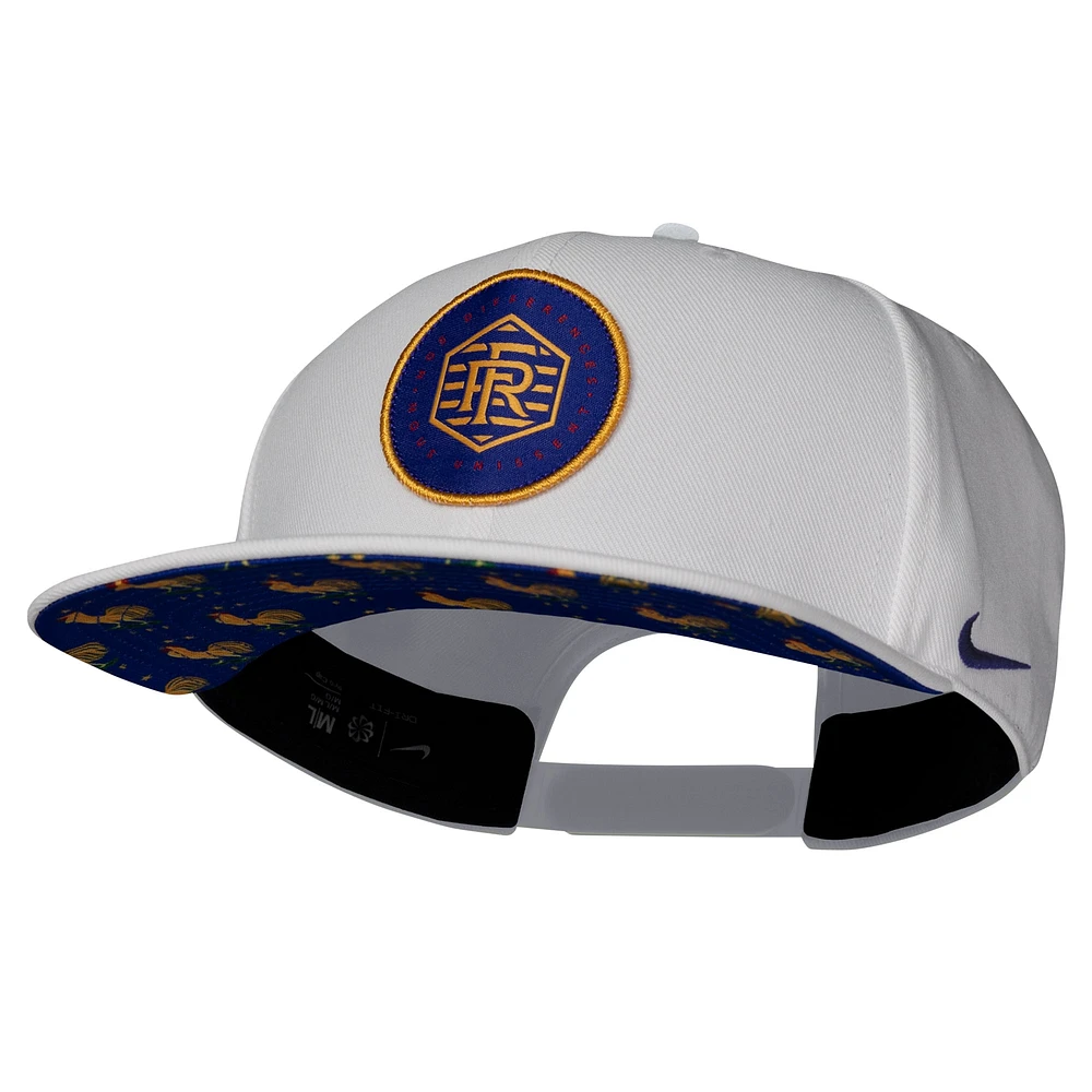 Casquette Snapback Nike blanche pour homme de l'équipe nationale France