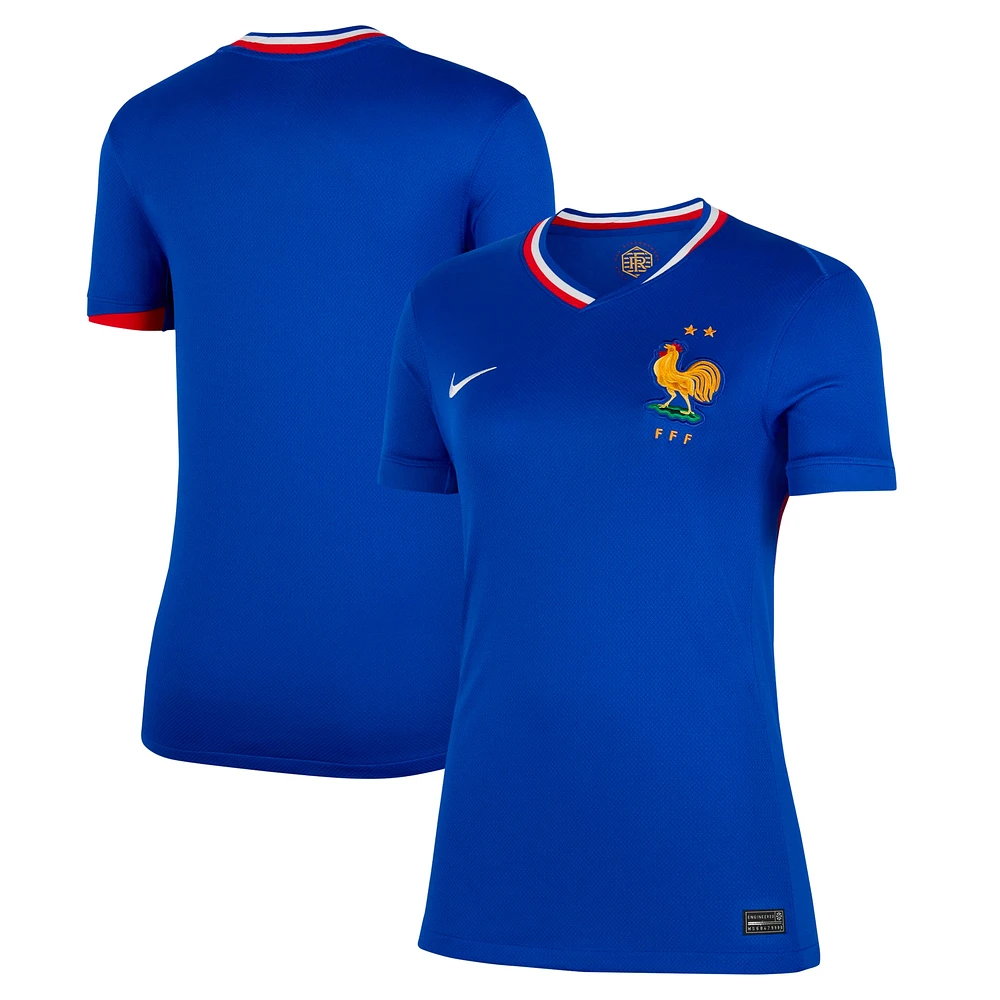 Maillot Femme Nike Bleu France Réplique Domicile 2024