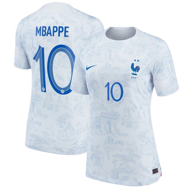 Women's Replica Nike Mbappe France Home Jersey 2022 DN0764-410