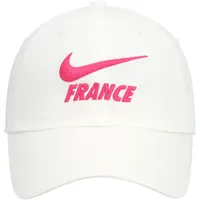 Casquette ajustable Campus de l'équipe nationale de France Nike blanche pour femme