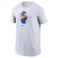 T-shirt Nike blanc pour jeunes avec écusson de l'équipe nationale France