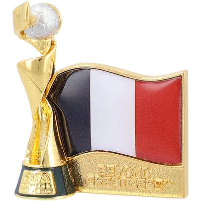 Pin du trophée de la Coupe du monde féminine de la FIFA 2023 de l'équipe nationale féminine de France