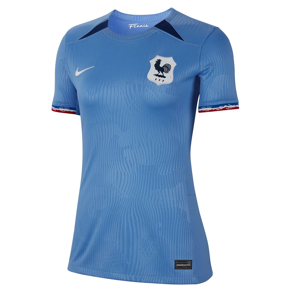 Maillot Femme Nike France Equipe Nationale Féminine 2023 Domicile Stadium Replica Bleu