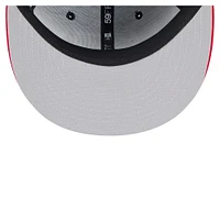 Men's New Era  Black/Red Fresno Grizzlies Authentic Collection 59FIFTY Fitted Hat