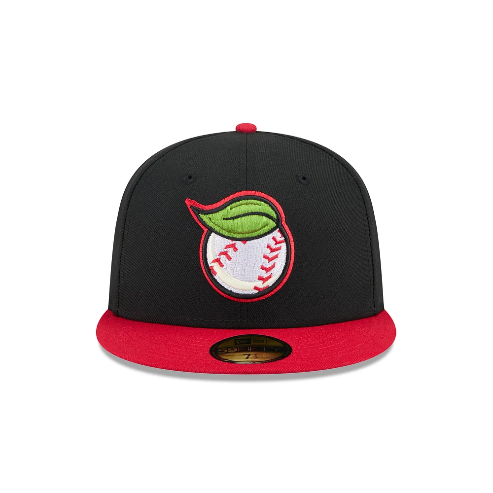 Casquette ajustée 59FIFTY Fresno Grizzlies noire New Era pour homme