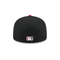 Casquette ajustée 59FIFTY Fresno Grizzlies noire New Era pour homme