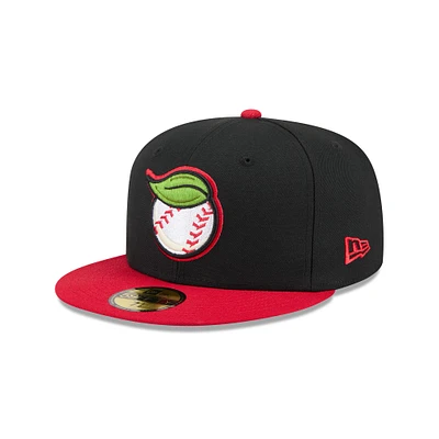 Casquette ajustée 59FIFTY Fresno Grizzlies noire New Era pour homme