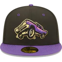 Casquette ajustée 59FIFTY Lowriders De Fresno Copa La Diversion New Era pour homme, noir/violet