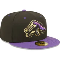 Men's New Era Black/Purple Lowriders De Fresno Copa La Diversion 59FIFTY Fitted Hat