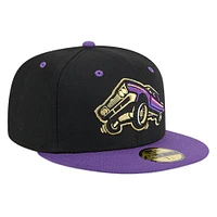 Men's New Era Black Fresno Grizzlies Copa de la Diversión 59FIFTY Fitted Hat