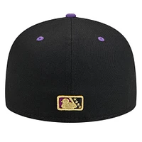Men's New Era Black Fresno Grizzlies Copa de la Diversión 59FIFTY Fitted Hat