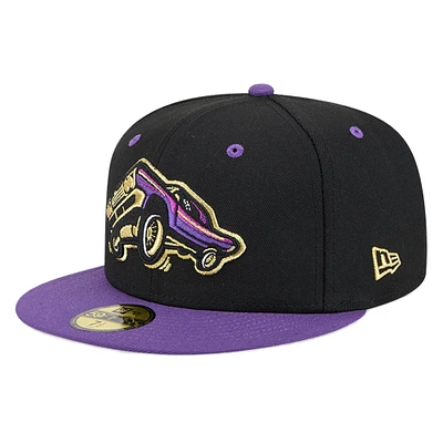 Men's New Era Black Fresno Grizzlies Copa de la Diversión 59FIFTY Fitted Hat
