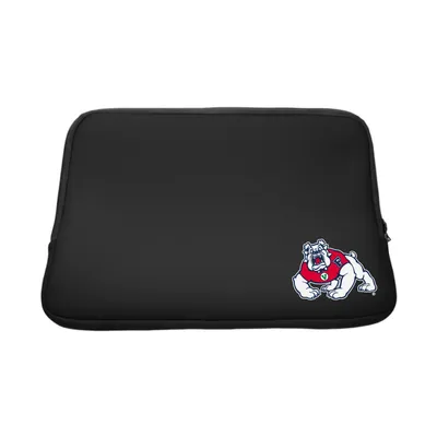 Fresno State Bulldogs Soft Sleeve Laptop Case - Black