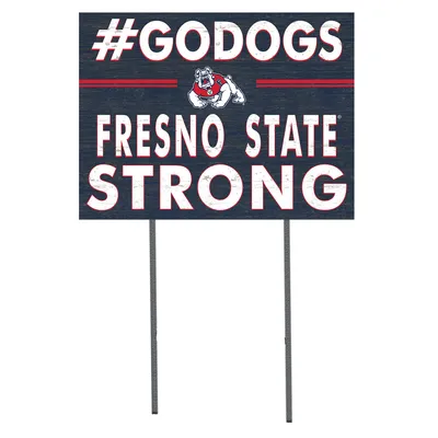 Fresno State Bulldogs 18'' x 24'' I Chose Lawn Sign