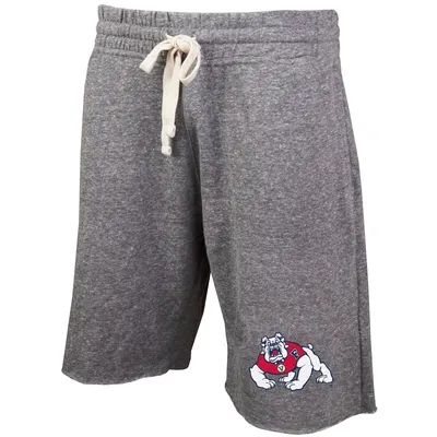 Fresno State Bulldogs Concepts Sport Mainstream Terry Shorts - Gray