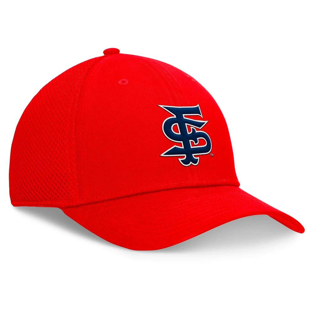 Casquette Spacer Flex pour hommes, Top of the World, Fresno State Bulldogs, rouge