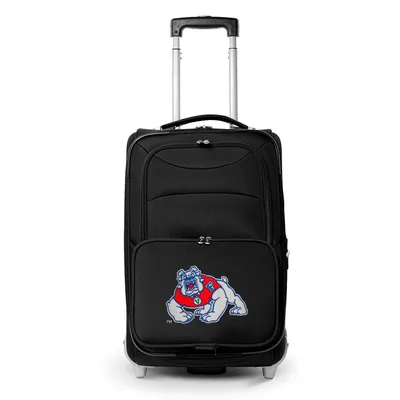 Fresno State Bulldogs MOJO 21" Softside Rolling Carry-On Suitcase - Black