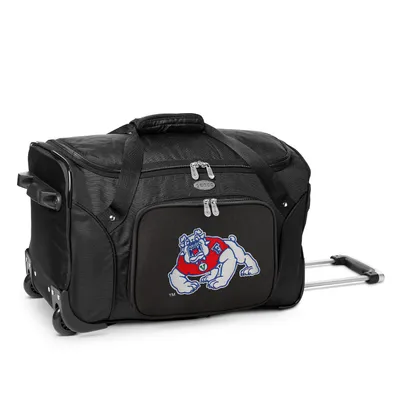 Fresno State Bulldogs MOJO 22" 2-Wheeled Duffel Bag - Black