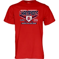 T-shirt unisexe bleu 84 rouge Fresno State Bulldogs 2024 Mountain West Baseball Conference Tournament Champions