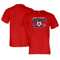 T-shirt unisexe bleu 84 rouge Fresno State Bulldogs 2024 Mountain West Baseball Conference Tournament Champions