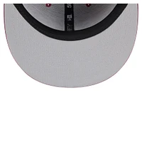 Men's New Era  Burgundy Frisco RoughRiders Authentic Collection 59FIFTY Fitted Hat