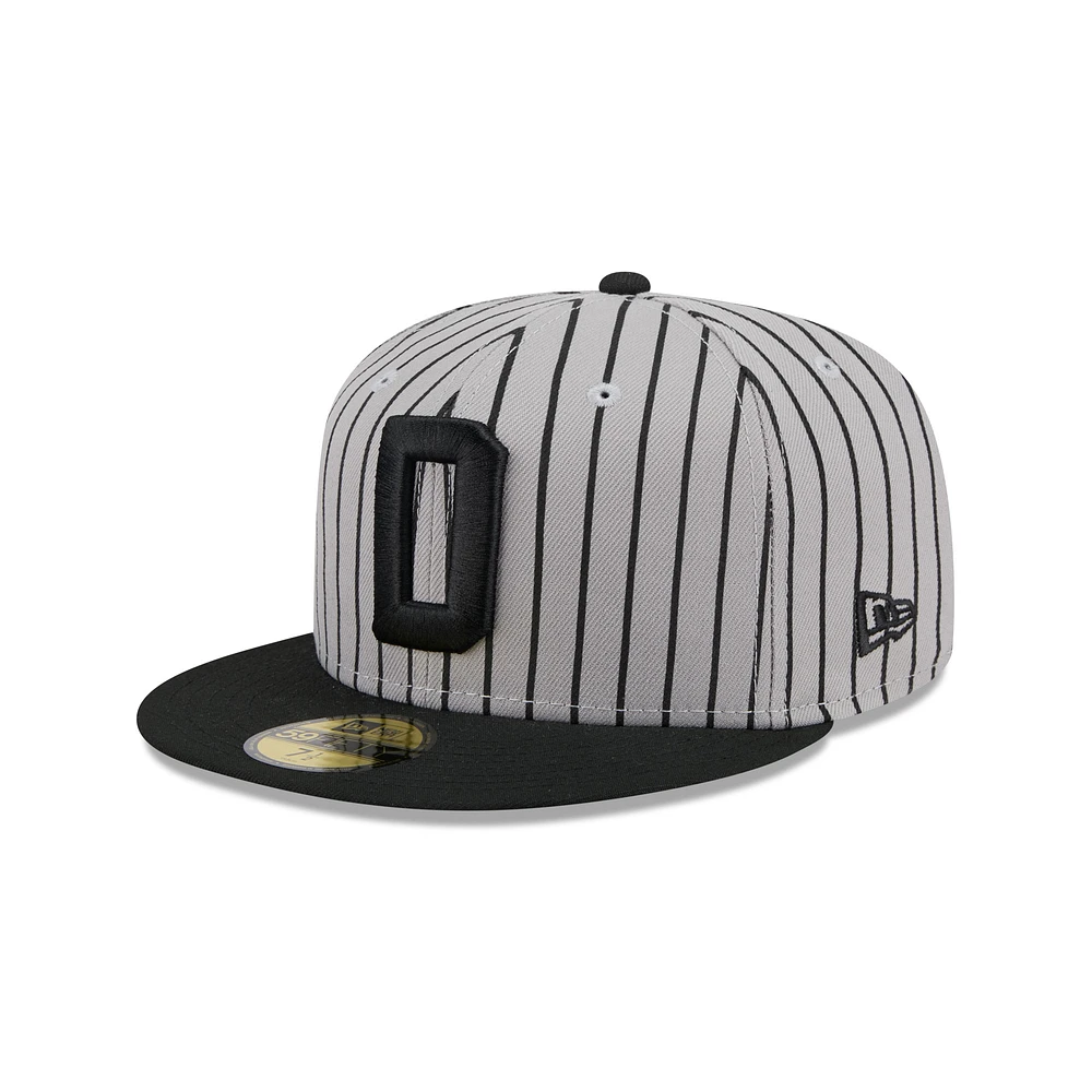 Men's New Era  Gray Frisco RoughRiders Theme Nights 59FIFTY Fitted Hat