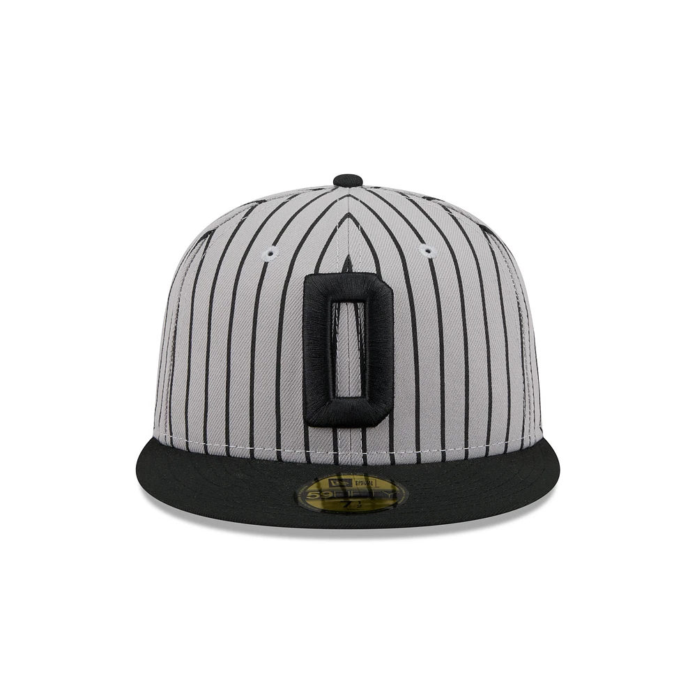 Men's New Era  Gray Frisco RoughRiders Theme Nights 59FIFTY Fitted Hat