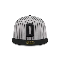 Men's New Era  Gray Frisco RoughRiders Theme Nights 59FIFTY Fitted Hat