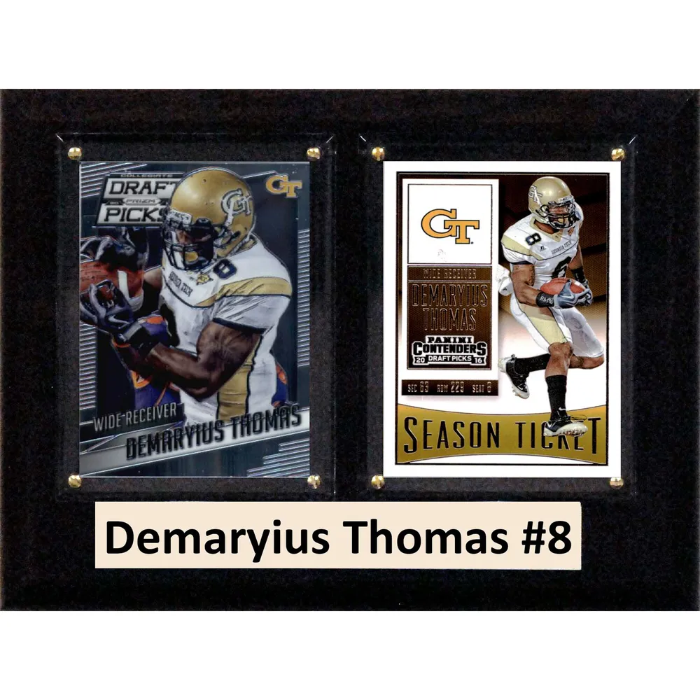 Lids Demaryius Thomas Georgia Tech Yellow Jackets 6'' x 8'' Plaque