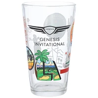 2024 Genesis Invitational 16oz. Scatter Pint Glass