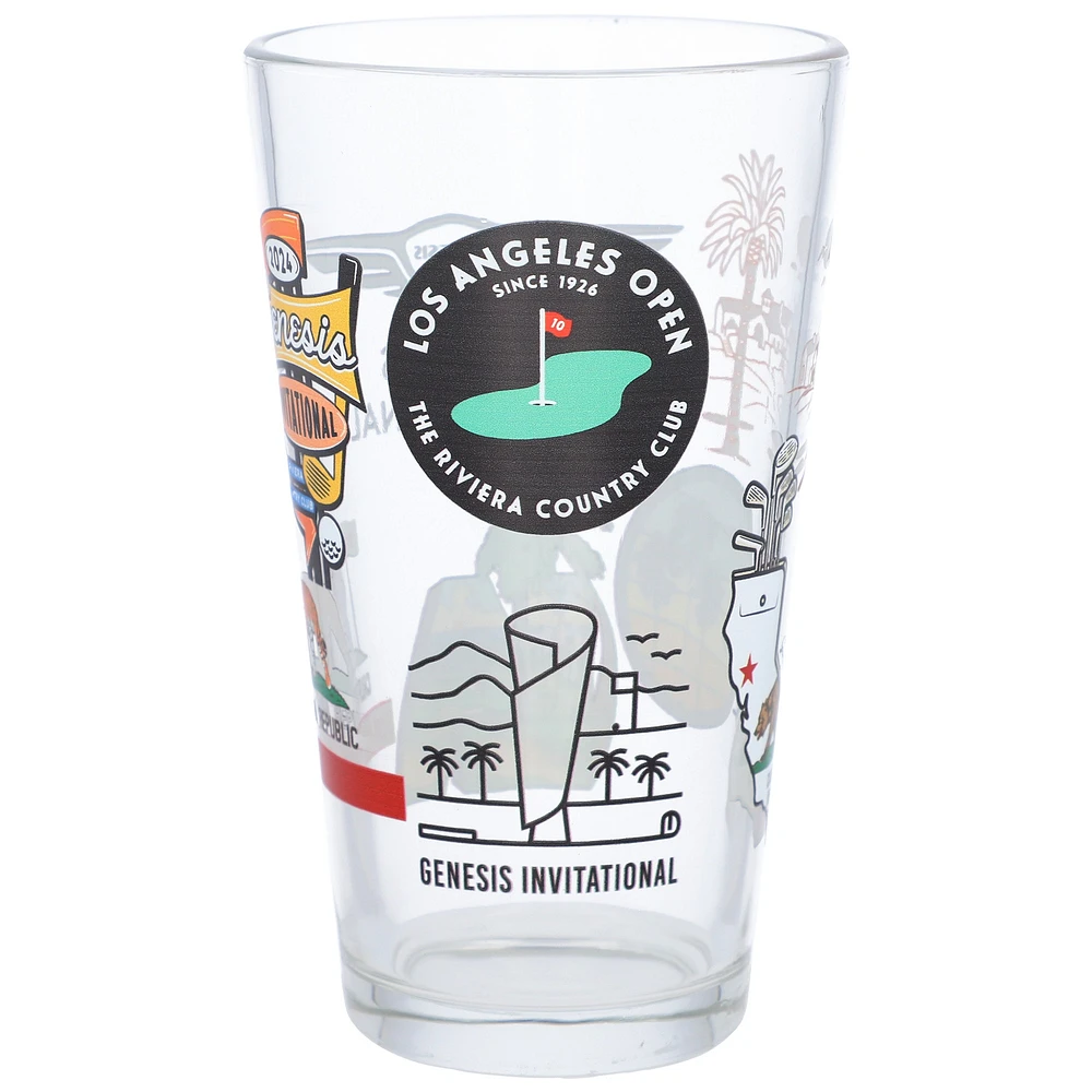 2024 Genesis Invitational 16oz. Scatter Pint Glass