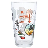 2024 Genesis Invitational 16oz. Verre à pinte dispersé