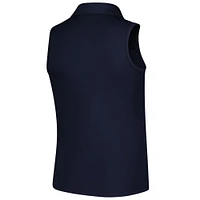 Polo sans manches Puma Genesis Invitational bleu marine pour fille