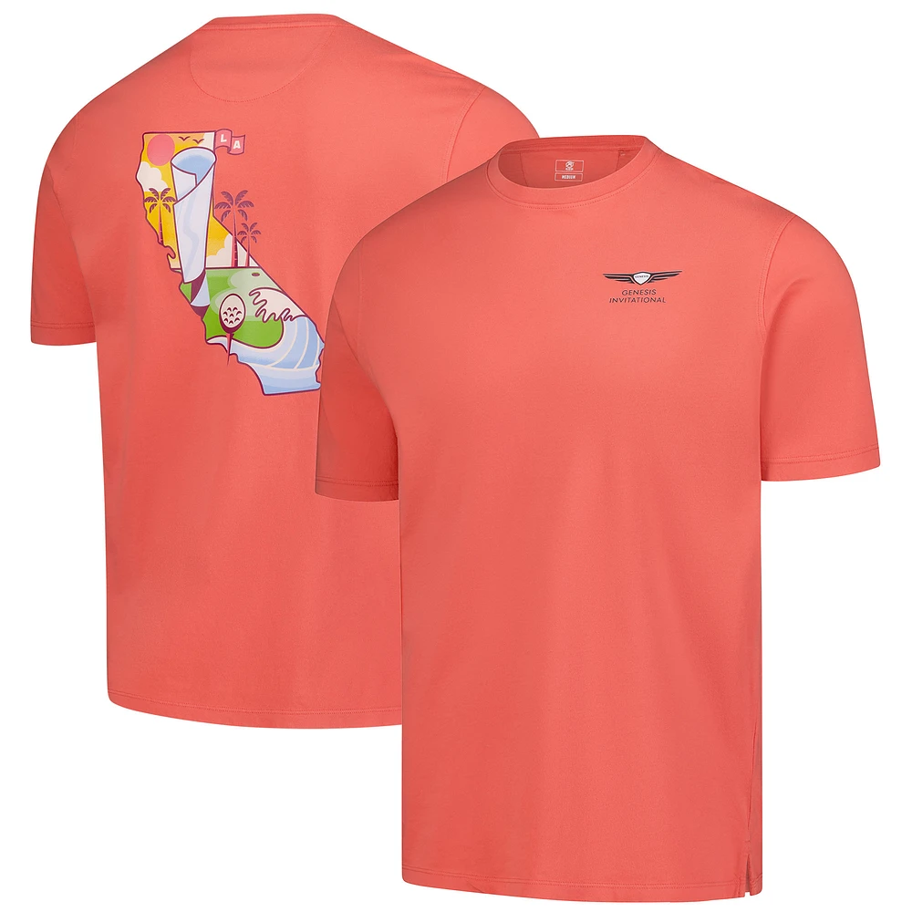 Men's Ahead  Orange Genesis Invitational Chapman T-Shirt