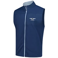 Gilet en tricot ottoman Genesis Invitational denim FootJoy pour homme