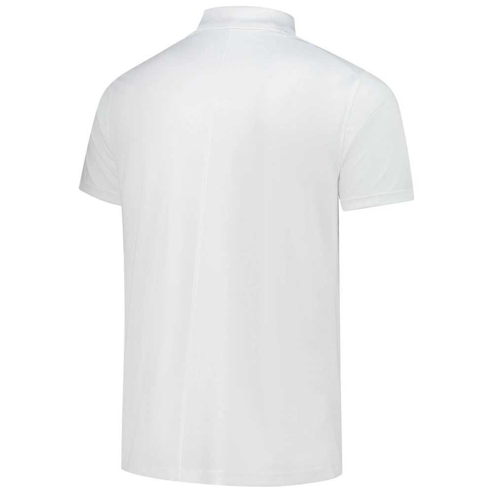Men's Nike  White Genesis Invitational Performance Victory Solid Polo