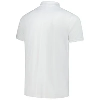 Men's Nike  White Genesis Invitational Performance Victory Solid Polo