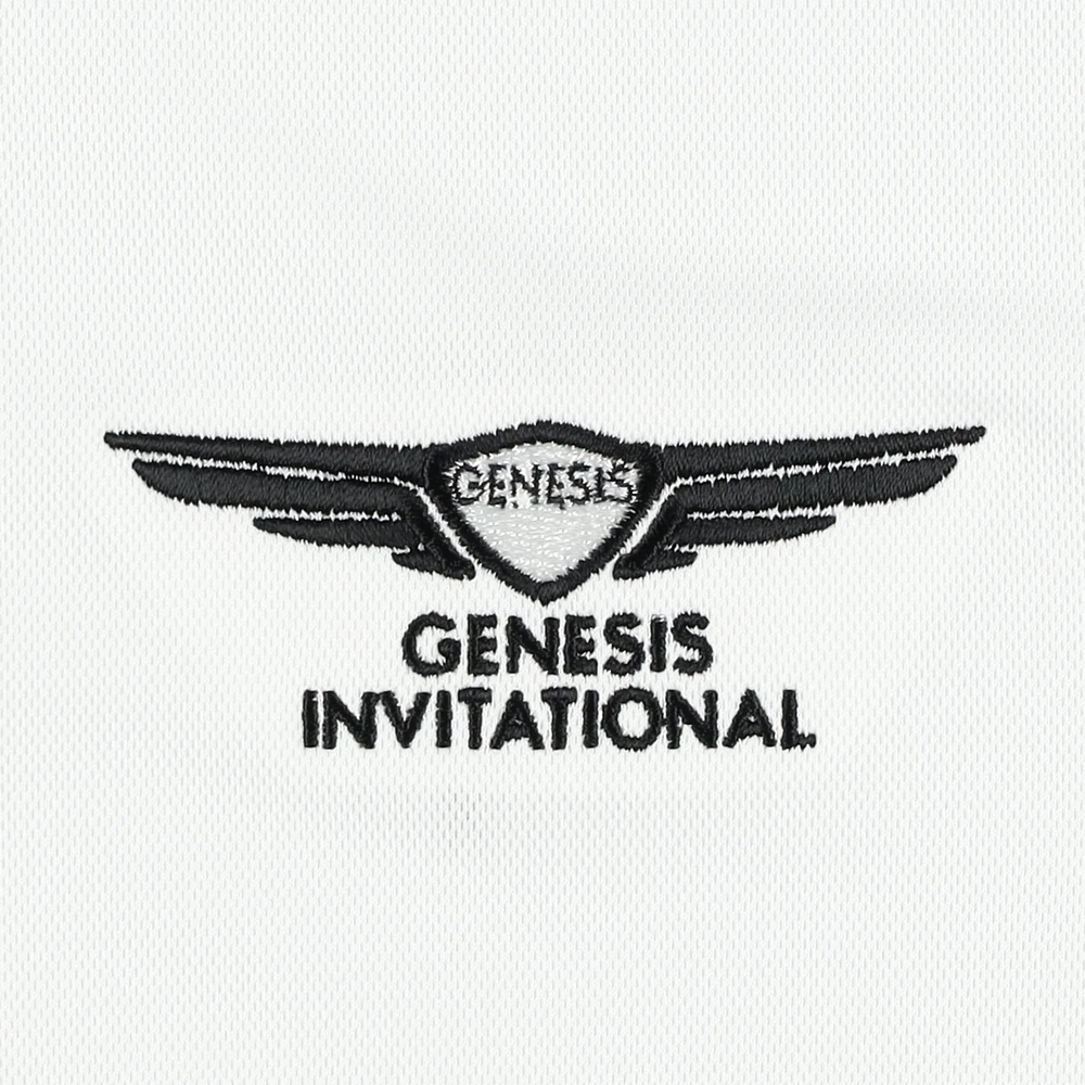 Men's Nike  White Genesis Invitational Performance Victory Solid Polo
