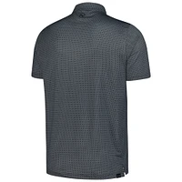 Men's Puma  Black Genesis Invitational Tile MATTR Polo