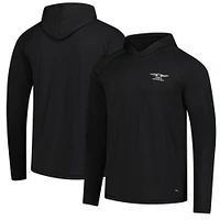 Men's Puma  Black Genesis Invitational You-V Raglan Pullover Hoodie