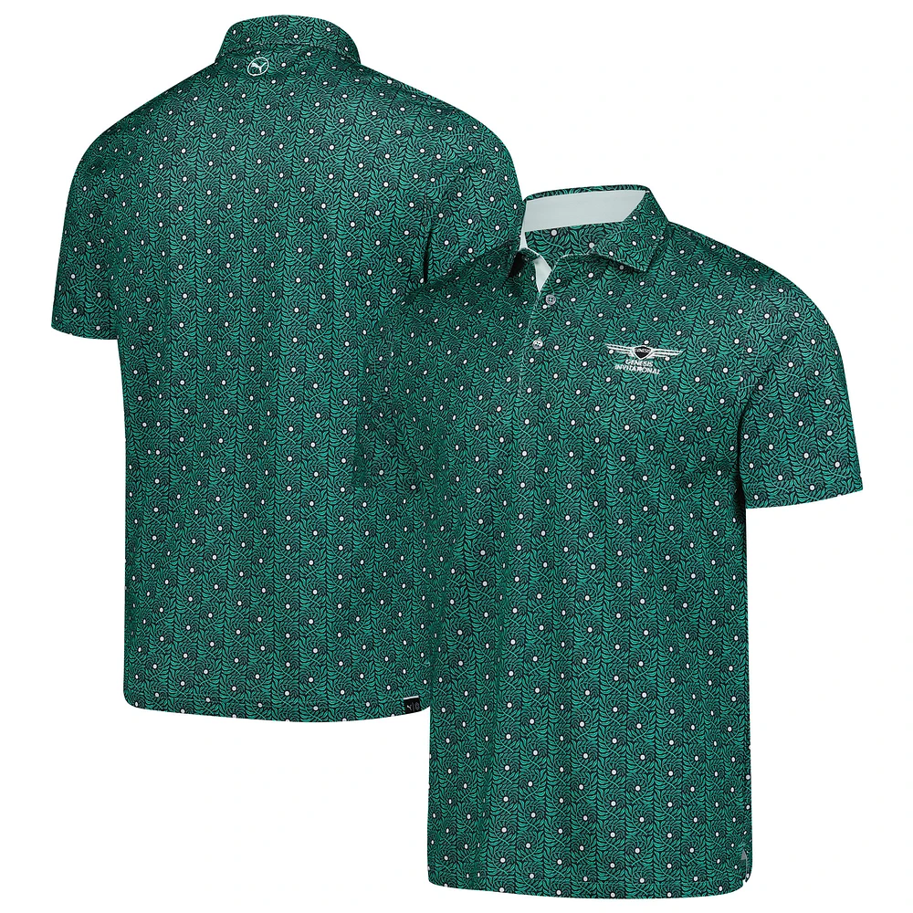 Men's Puma  Green Genesis Invitational Pique Botanic Recycled Polo