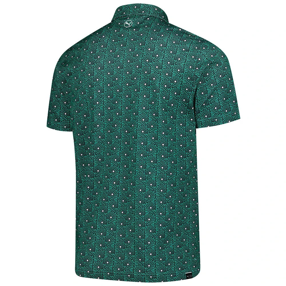 Men's Puma  Green Genesis Invitational Pique Botanic Recycled Polo