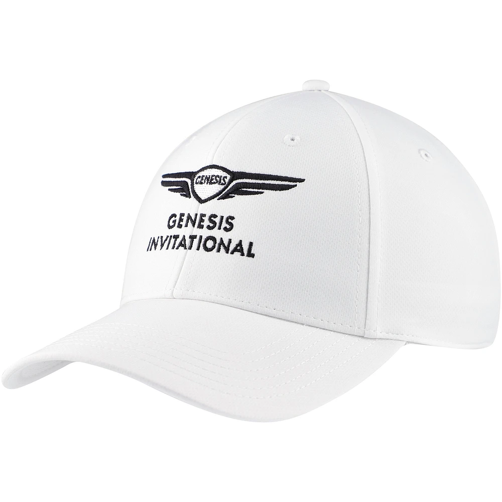 Men's Ahead White Genesis Invitational Stratus Structured Ultimate Fit Adjustable Hat