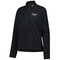 Women's Nike  Black Genesis Invitational Performance Victory Half-Zip Pullover