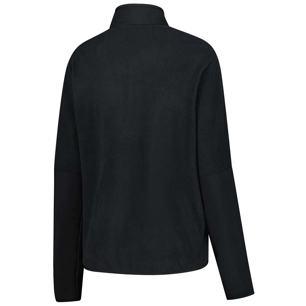 Women's Nike  Black Genesis Invitational Performance Victory Half-Zip Pullover
