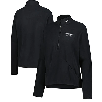 Women's Nike  Black Genesis Invitational Performance Victory Half-Zip Pullover