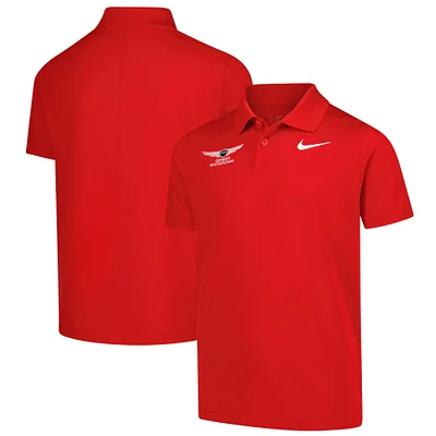 Youth Nike  Red Genesis Invitational Performance Victory Polo