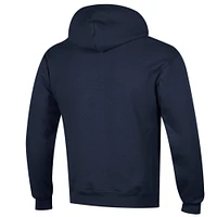 Men's Champion  Navy Georgetown Hoyas Arched Logo Fleece Pullover Hoodie